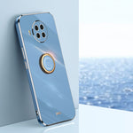 Custodia TPU antiurto con bordo oro placcato per Xiaomi Mi 10T Li
