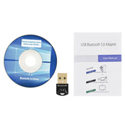 Trasmettitore ricevitore audio adattatore mini Bluetooth 5.0 USB 2.0 BT501, BT501