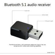 Ricevitore audio adattatore USB Bluetooth 5.1 KN318, KN318