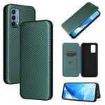 Struttura in fibra di carbonio Flip orizzontale magnetico Custodia in pelle TPU + PC + PU con slot per schede, For Blackview A100, For OnePlus Nord N200 5G