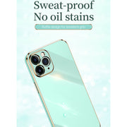 Custodia antiurto in TPU con bordo in oro con placcatura 6D XINLI, For iPhone 12, For iPhone 12 mini, For iPhone 12 Pro Max