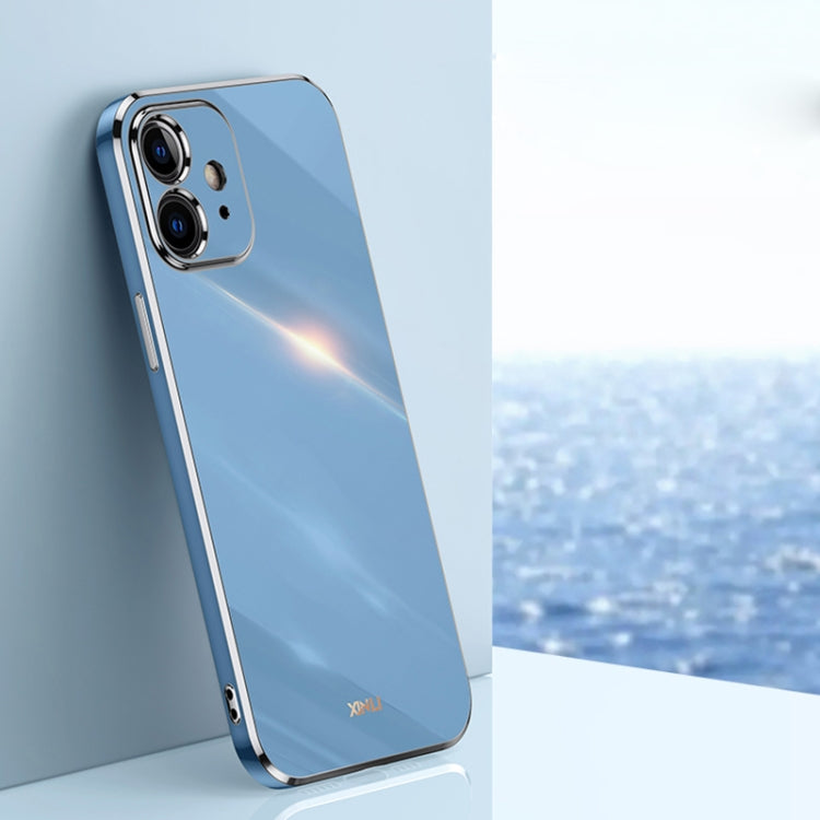 Custodia TPU antiurto con bordo oro per iPhone 12