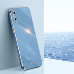 Custodia TPU antiurto con bordo oro per iPhone 12 Pro