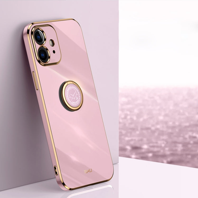 Custodia TPU antiurto con bordo oro placcato per iPhone SE 2020