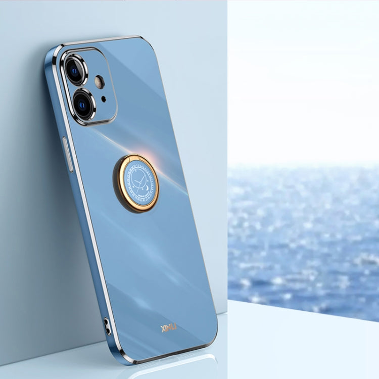 Custodia TPU antiurto con bordo oro placcato per iPhone SE 2020