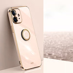 Custodia TPU antiurto con bordo oro placcato per iPhone SE 2020