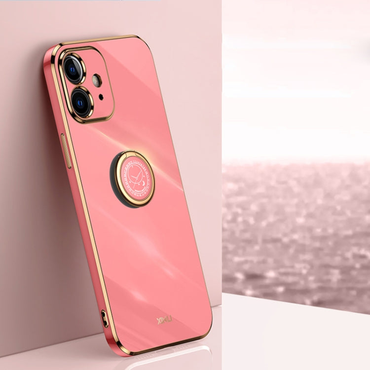 Custodia TPU antiurto con bordo oro 6D per iPhone 11 Pro Max