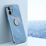 Custodia TPU antiurto con bordo oro 6D per iPhone 11 Pro Max