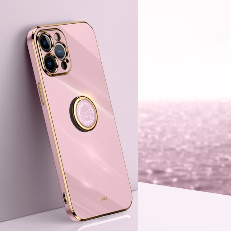 Custodia TPU antiurto con bordo oro placcato per iPhone 12 Pro