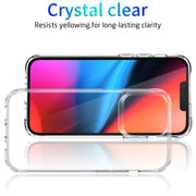 Custodia antiurto a quattro angoli in acrilico trasparente + TPU, For iPhone 13 mini, For iPhone 13, For iPhone 13 Pro, For iPhone 13 Pro Max
