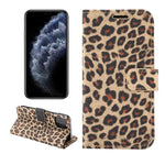 Custodia portafoglio in pelle leopardata per iPhone 13