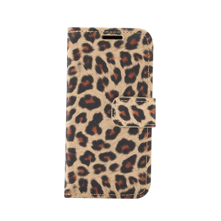 Custodia portafoglio in pelle leopardata per iPhone 13