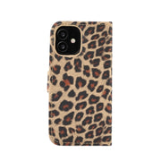 Custodia in pelle per PC + PU a vibrazione orizzontale con motivo leopardato con supporto, slot per schede e portafoglio, For iPhone 13 mini, For iPhone 13, For iPhone 13 Pro, For iPhone 13 Pro Max