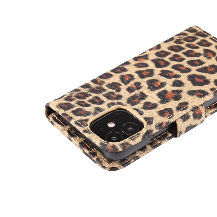 Custodia portafoglio in pelle leopardata per iPhone 13