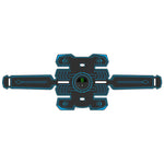 Q88Q Adesivo per muscoli addominali con ricarica USB Allenatore per muscoli addominali con display digitale a LED, Single Abdominal Muscle Sticker, Single Arm Muscle Sticker, Muscle Sticker & Left and Right Arm Sticker