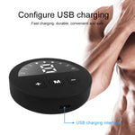 Q88Q Adesivo per muscoli addominali con ricarica USB Allenatore per muscoli addominali con display digitale a LED, Single Abdominal Muscle Sticker, Single Arm Muscle Sticker, Muscle Sticker & Left and Right Arm Sticker