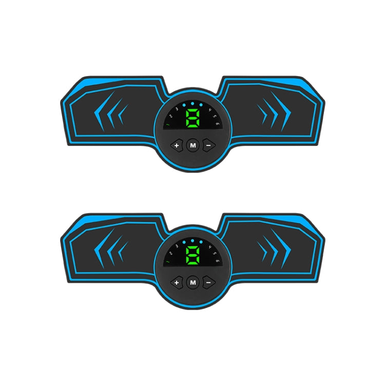Q88Q Adesivo per muscoli addominali con ricarica USB Allenatore per muscoli addominali con display digitale a LED, Single Abdominal Muscle Sticker, Single Arm Muscle Sticker, Muscle Sticker & Left and Right Arm Sticker