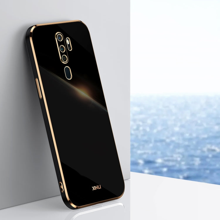 Custodia antiurto in TPU con bordo in oro con placcatura 6D XINLI, For OPPO A9 2020 / A11x, For OPPO A15, For OPPO A52