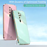 Custodia antiurto in TPU con bordo in oro con placcatura 6D XINLI, For OPPO A9 2020 / A11x, For OPPO A15, For OPPO A52