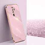 Custodia antiurto in TPU con bordo in oro con placcatura 6D XINLI, For OPPO A9 2020 / A11x, For OPPO A15, For OPPO A52