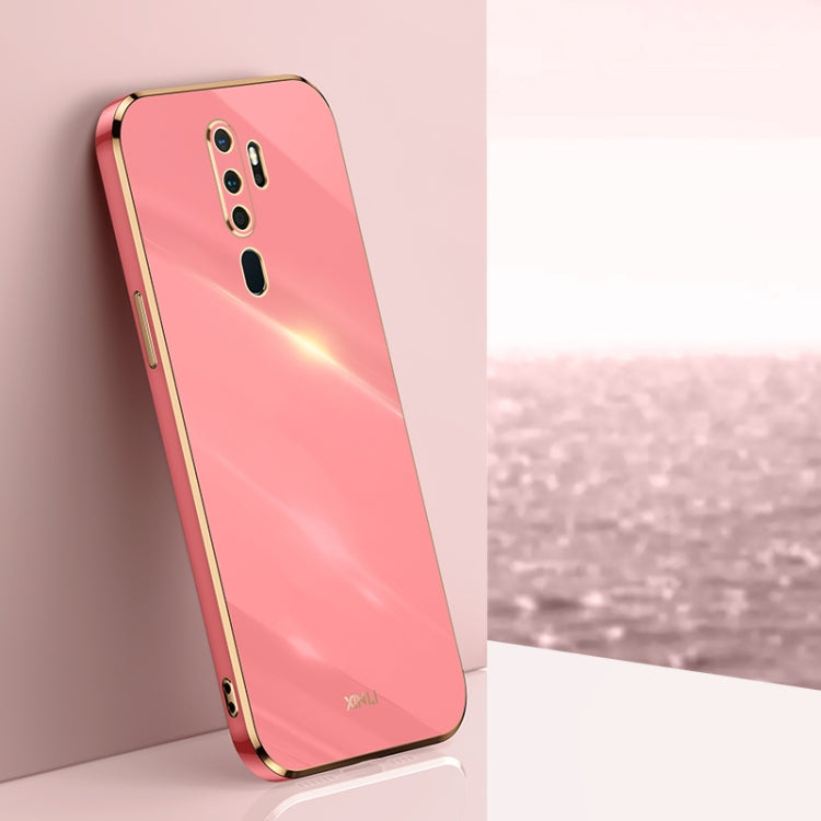 Custodia antiurto in TPU con bordo in oro con placcatura 6D XINLI, For OPPO A9 2020 / A11x, For OPPO A15, For OPPO A52
