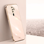 Custodia antiurto in TPU con bordo in oro con placcatura 6D XINLI, For OPPO A9 2020 / A11x, For OPPO A15, For OPPO A52