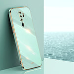 Custodia antiurto in TPU con bordo in oro con placcatura 6D XINLI, For OPPO A9 2020 / A11x, For OPPO A15, For OPPO A52