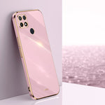 Custodia antiurto in TPU con bordo in oro con placcatura 6D XINLI, For OPPO A9 2020 / A11x, For OPPO A15, For OPPO A52