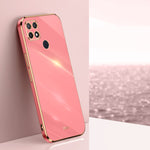 Custodia antiurto in TPU con bordo in oro con placcatura 6D XINLI, For OPPO A9 2020 / A11x, For OPPO A15, For OPPO A52