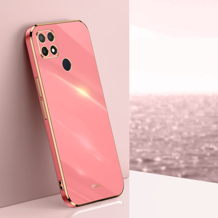 Custodia antiurto in TPU con bordo in oro con placcatura 6D XINLI, For OPPO A9 2020 / A11x, For OPPO A15, For OPPO A52