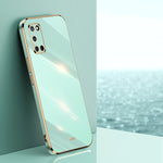 Custodia antiurto in TPU con bordo in oro con placcatura 6D XINLI, For OPPO A9 2020 / A11x, For OPPO A15, For OPPO A52