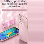 Custodia antiurto in TPU con bordo in oro con placcatura 6D XINLI, For OPPO A55 5G, For OPPO A72, For OPPO A91