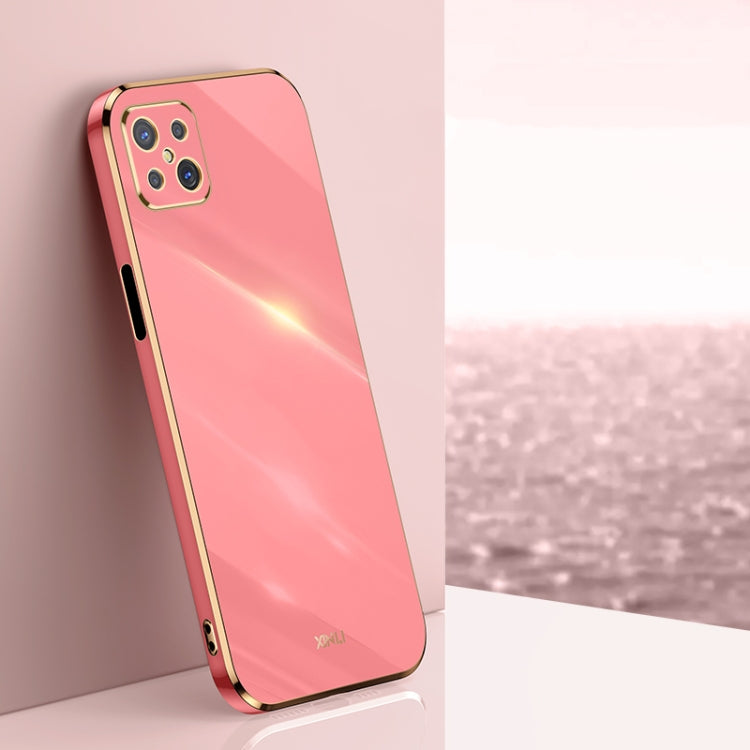 Custodia antiurto in TPU con bordo in oro con placcatura 6D XINLI, For OPPO A92s, For OPPO A93, For OPPO F11