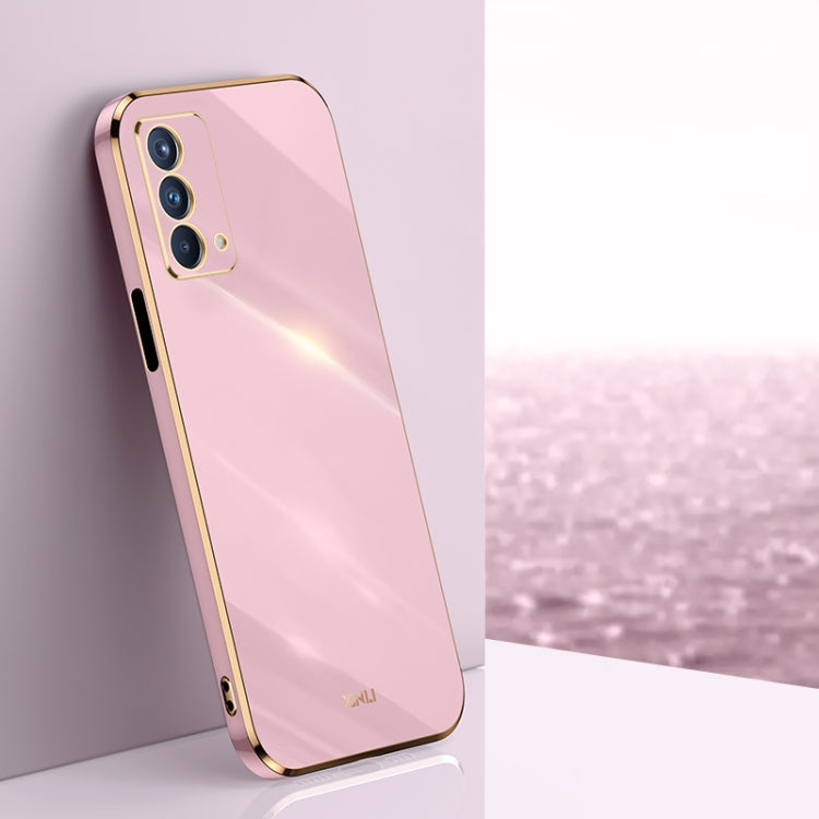 Custodia antiurto in TPU con bordo in oro con placcatura 6D XINLI, For OPPO A92s, For OPPO A93, For OPPO F11