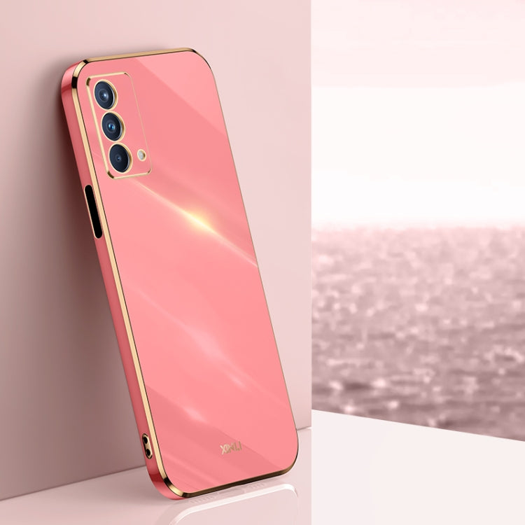 Custodia antiurto in TPU con bordo in oro con placcatura 6D XINLI, For OPPO A92s, For OPPO A93, For OPPO F11