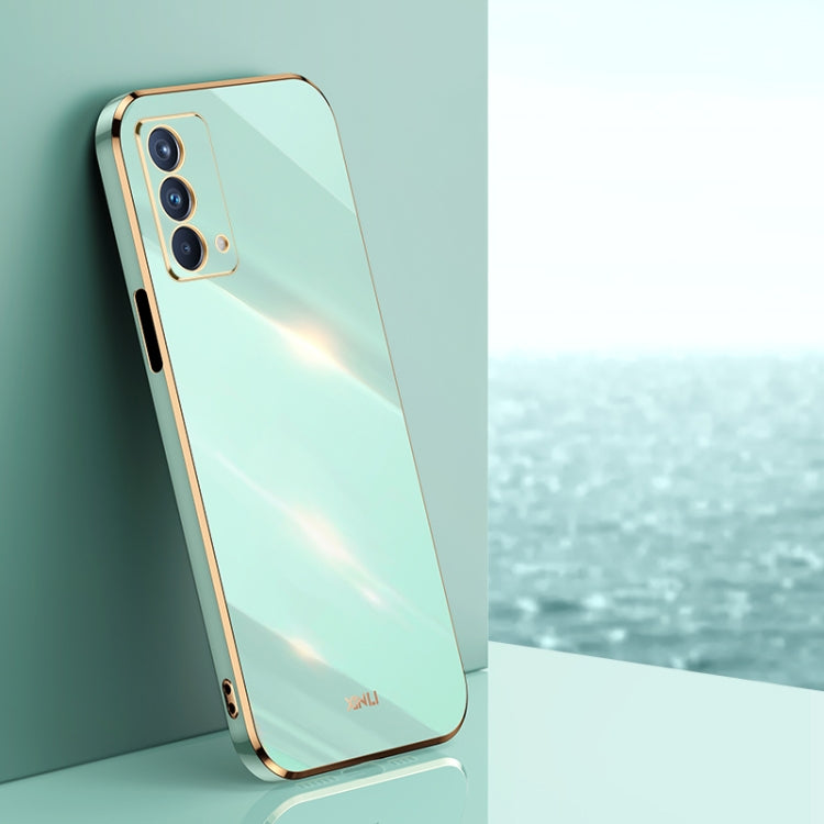 Custodia antiurto in TPU con bordo in oro con placcatura 6D XINLI, For OPPO A92s, For OPPO A93, For OPPO F11