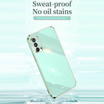 Custodia antiurto in TPU con bordo in oro con placcatura 6D XINLI, For OPPO Reno4 Pro, For OPPO Reno4 SE, For OPPO Reno5 4G