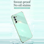 Custodia antiurto in TPU con bordo in oro con placcatura 6D XINLI, For OPPO Reno5 Pro, For OPPO Reno5 Pro+, For OPPO Reno6 Pro+ 5G