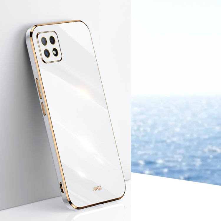 Custodia antiurto in TPU con bordo in oro con placcatura 6D XINLI, For OPPO Reno6 5G, For OPPO Reno6 Pro 5G, For OPPO A53 5G, For OPPO A53