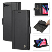 LC.IMEEKE Custodia in pelle a vibrazione orizzontale PU + TPU con fibbia magnetica con supporto e slot per schede e portafoglio, For iPhone 8 Plus & 7 Plus, For iPhone X / XS, For iPhone XS Max, For iPhone XR