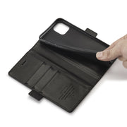 LC.IMEEKE Custodia in pelle a vibrazione orizzontale PU + TPU con fibbia magnetica con supporto e slot per schede e portafoglio, For iPhone 11, For iPhone 11 Pro, For iPhone 11 Pro Max, For iPhone 12 Pro Max