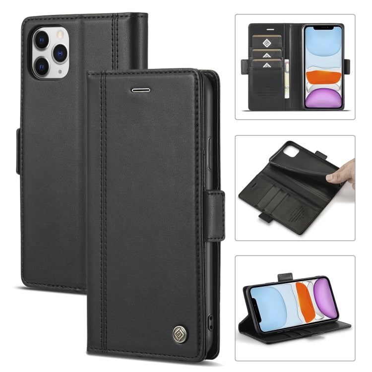 LC.IMEEKE Custodia in pelle a vibrazione orizzontale PU + TPU con fibbia magnetica con supporto e slot per schede e portafoglio, For iPhone 11, For iPhone 11 Pro, For iPhone 11 Pro Max, For iPhone 12 Pro Max