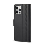 LC.IMEEKE Custodia in pelle a vibrazione orizzontale PU + TPU con fibbia magnetica con supporto e slot per schede e portafoglio, For iPhone 12 / 12 Pro, For iPhone 12 mini