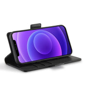 LC.IMEEKE Custodia in pelle a vibrazione orizzontale PU + TPU con fibbia magnetica con supporto e slot per schede e portafoglio, For iPhone 12 / 12 Pro, For iPhone 12 mini
