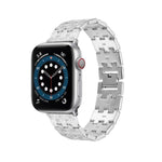 Cinturino di ricambio in acciaio inossidabile con trama intrecciata per la serie Apple Watch, 7 41mm / 6 & SE & 5 & 4 40mm / 3 & 2 & 1 38mm, 7 45mm / 6 & SE & 5 & 4 44mm / 3 & 2 & 1 42mm