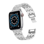 Cinturino di ricambio in acciaio inossidabile con trama intrecciata per la serie Apple Watch, 7 41mm / 6 & SE & 5 & 4 40mm / 3 & 2 & 1 38mm, 7 45mm / 6 & SE & 5 & 4 44mm / 3 & 2 & 1 42mm