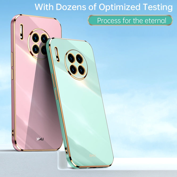 Custodia antiurto in TPU con bordo in oro con placcatura 6D XINLI, For Huawei Mate 30, For Huawei Mate 30 Pro, For Huawei Mate 40