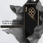 Custodia antiurto in TPU con bordo in oro con placcatura 6D XINLI, For Huawei Mate 30, For Huawei Mate 30 Pro, For Huawei Mate 40