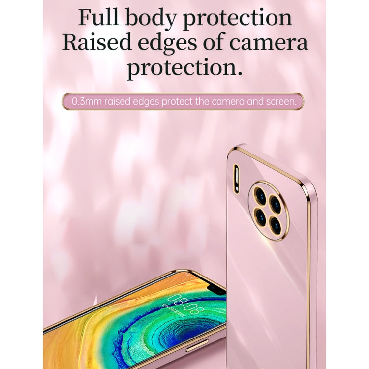 Custodia antiurto in TPU con bordo in oro con placcatura 6D XINLI, For Huawei Mate 30, For Huawei Mate 30 Pro, For Huawei Mate 40
