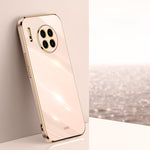 Custodia antiurto in TPU con bordo in oro con placcatura 6D XINLI, For Huawei Mate 30, For Huawei Mate 30 Pro, For Huawei Mate 40
